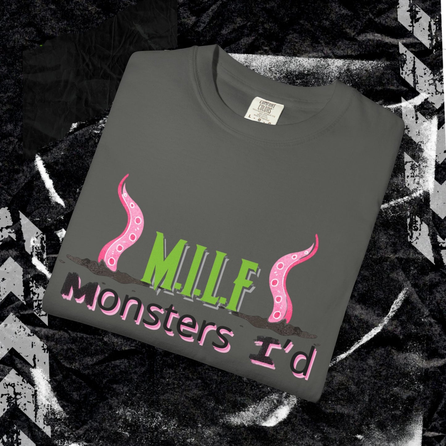 M.I.L.F. - Unisex Garment-Dyed T-shirt.
