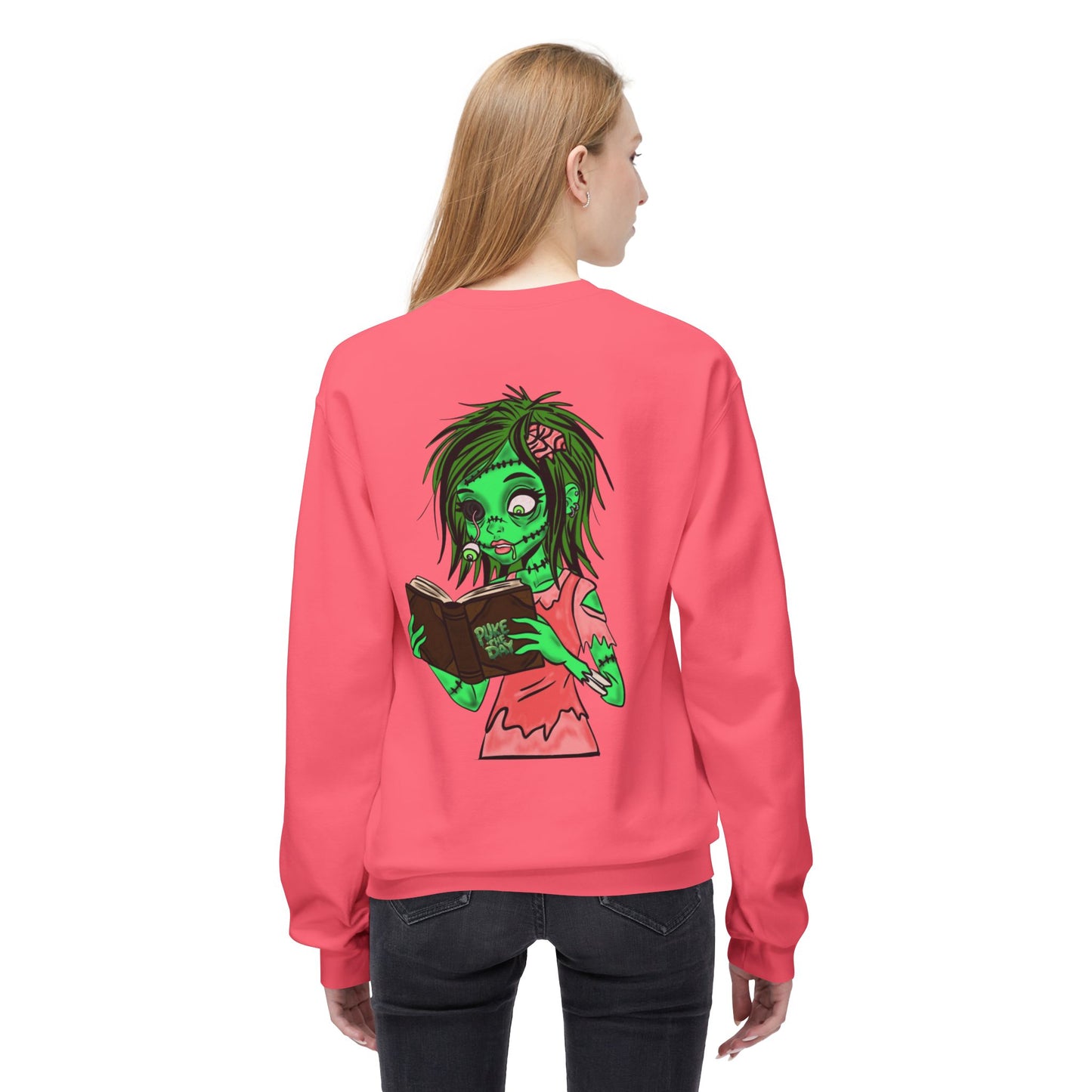 Living Dead Girl - Unisex Midweight Softstyle Fleece Crewneck Sweatshirt
