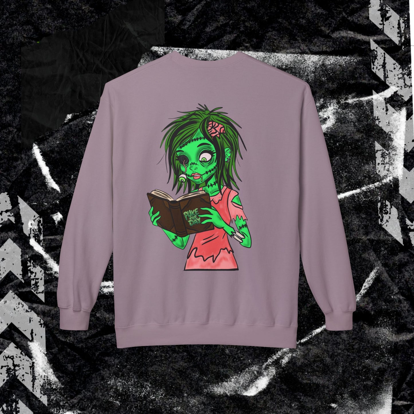 Living Dead Girl - Unisex Midweight Softstyle Fleece Crewneck Sweatshirt