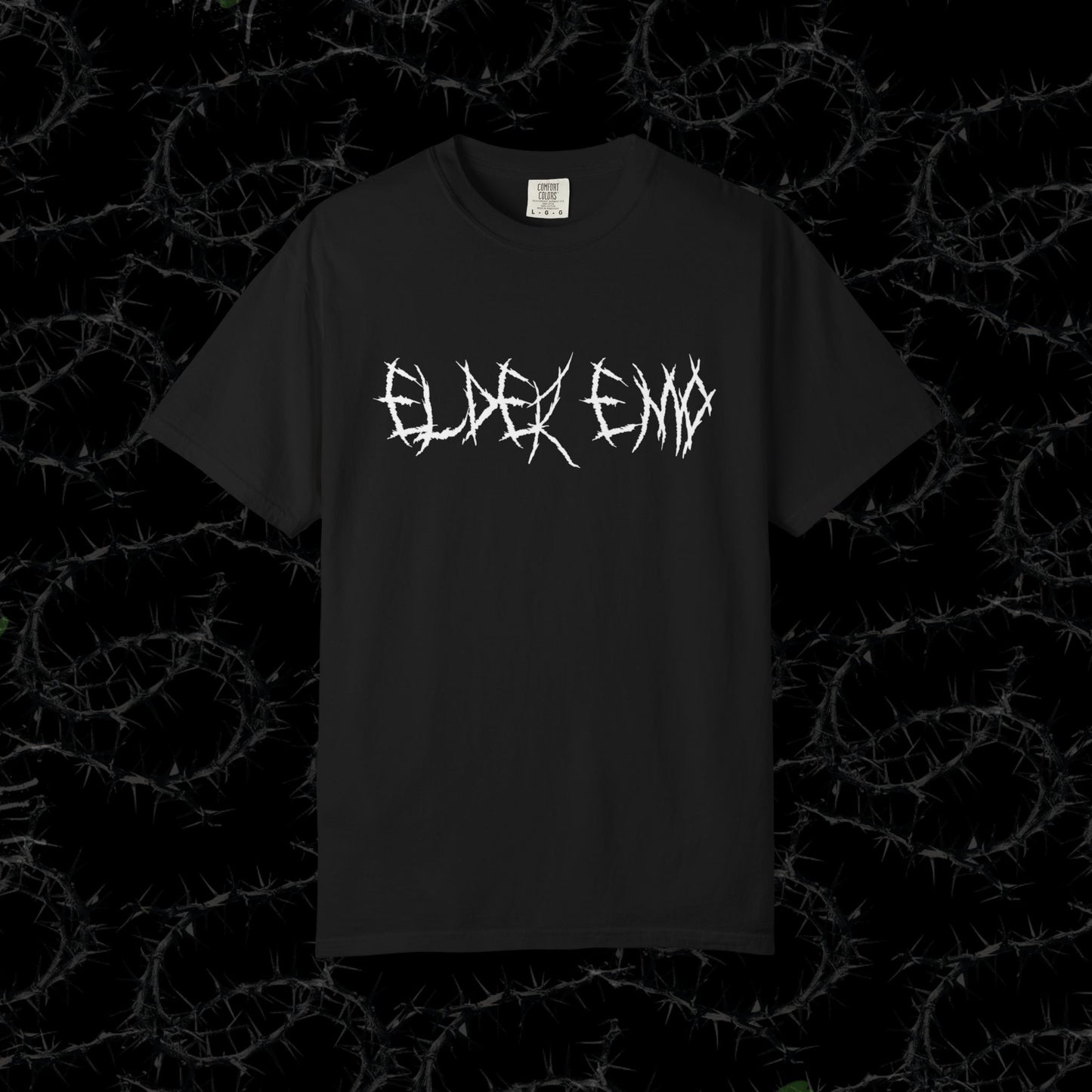 Elder Emo - Unisex Garment-Dyed T-shirt.
