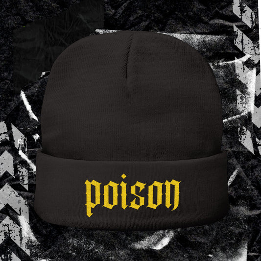 POISON - Knit Beanie (Embroidery)