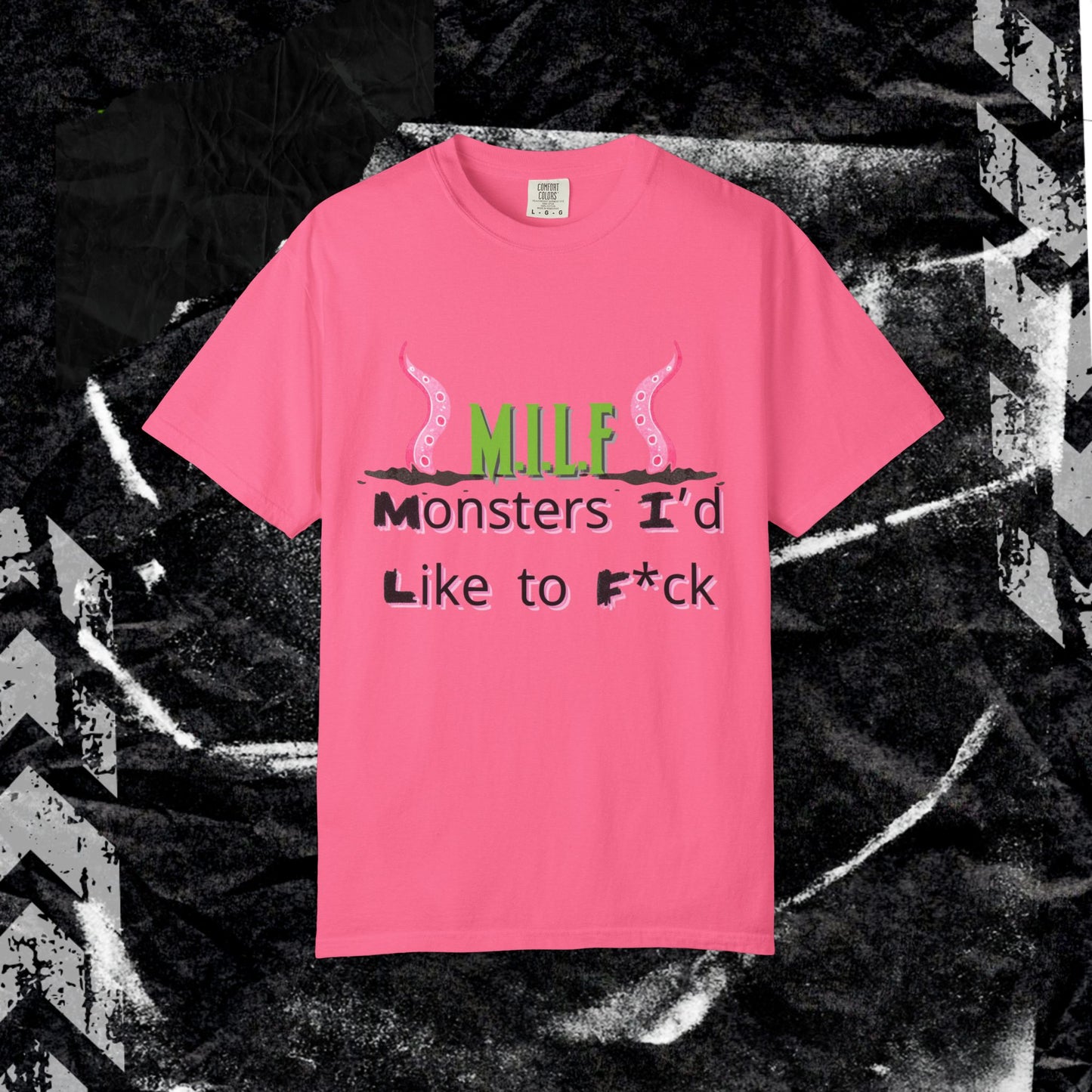 M.I.L.F. - Unisex Garment-Dyed T-shirt.