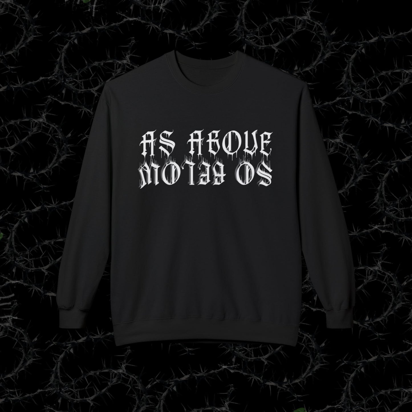 As Above So Below - Unisex Midweight Softstyle Fleece Crewneck Sweatshirt