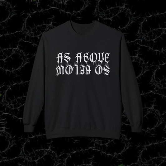 As Above So Below - Unisex Midweight Softstyle Fleece Crewneck Sweatshirt