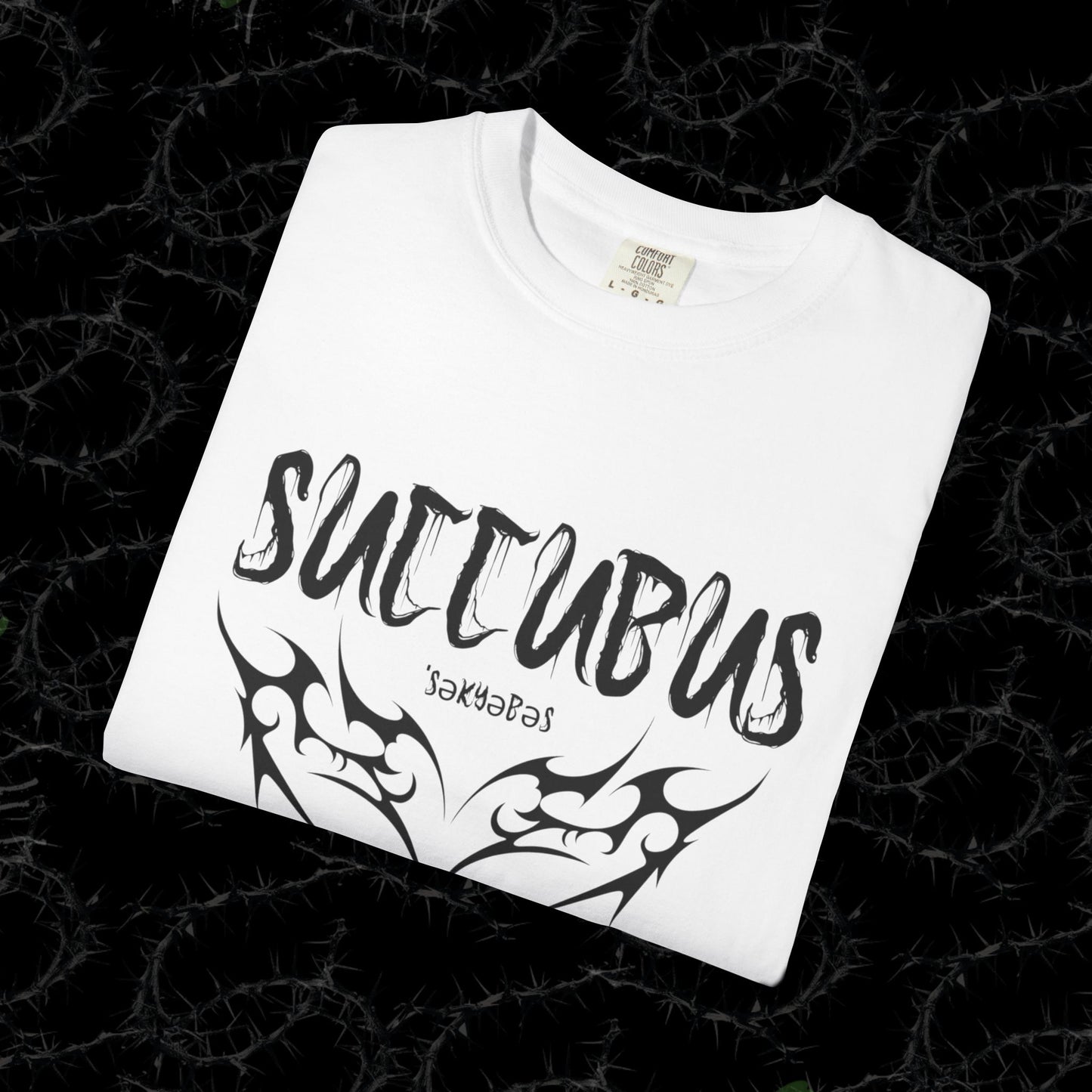 Succubus - Unisex Garment-Dyed T-shirt.