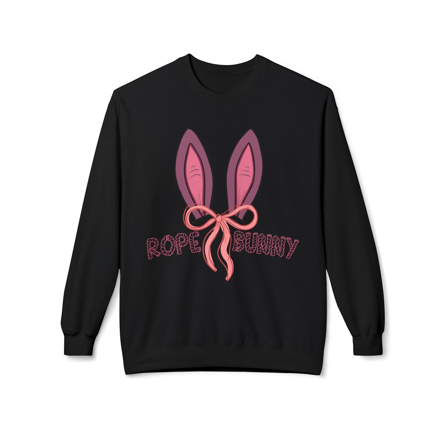 Rope Bunny - Unisex Midweight Softstyle Fleece Crewneck Sweatshirt