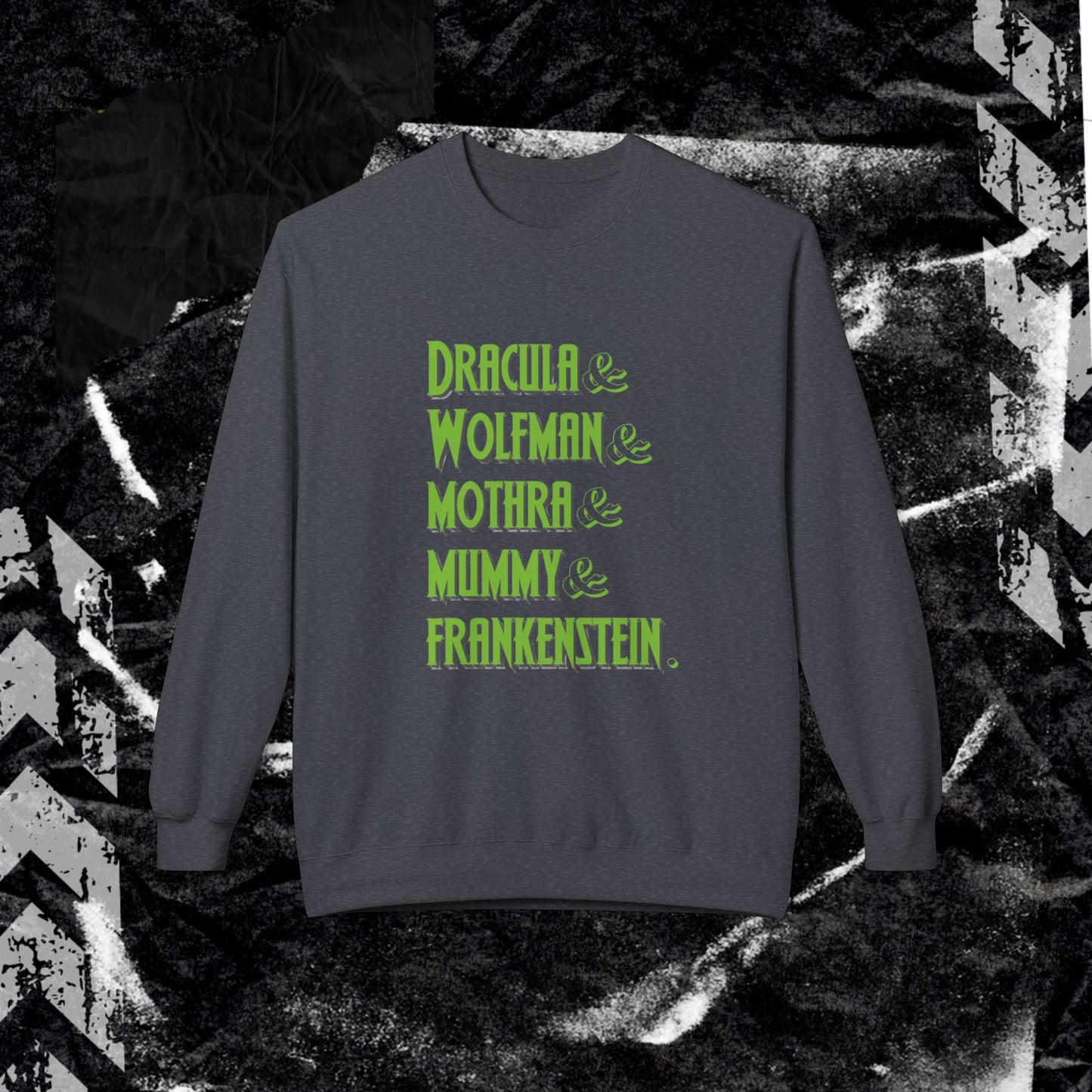CLASSIC MONSTERS - Unisex Midweight Softstyle Fleece Crewneck Sweatshirt