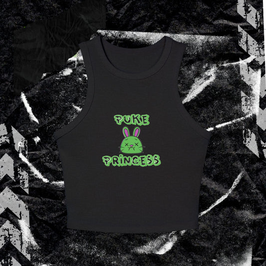 Puke Princess - Women's Micro Rib Racer Tank Top