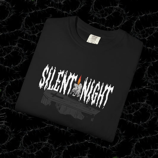 SILENT NIGHT - Unisex Garment-Dyed T-shirt