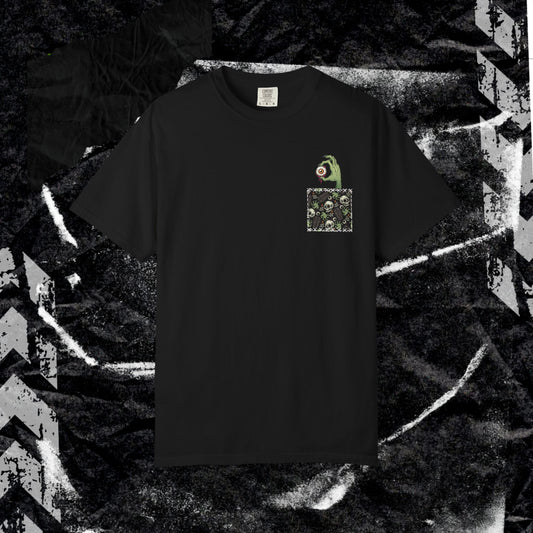 POCKET EYEBALL - Unisex Garment-Dyed T-shirt.