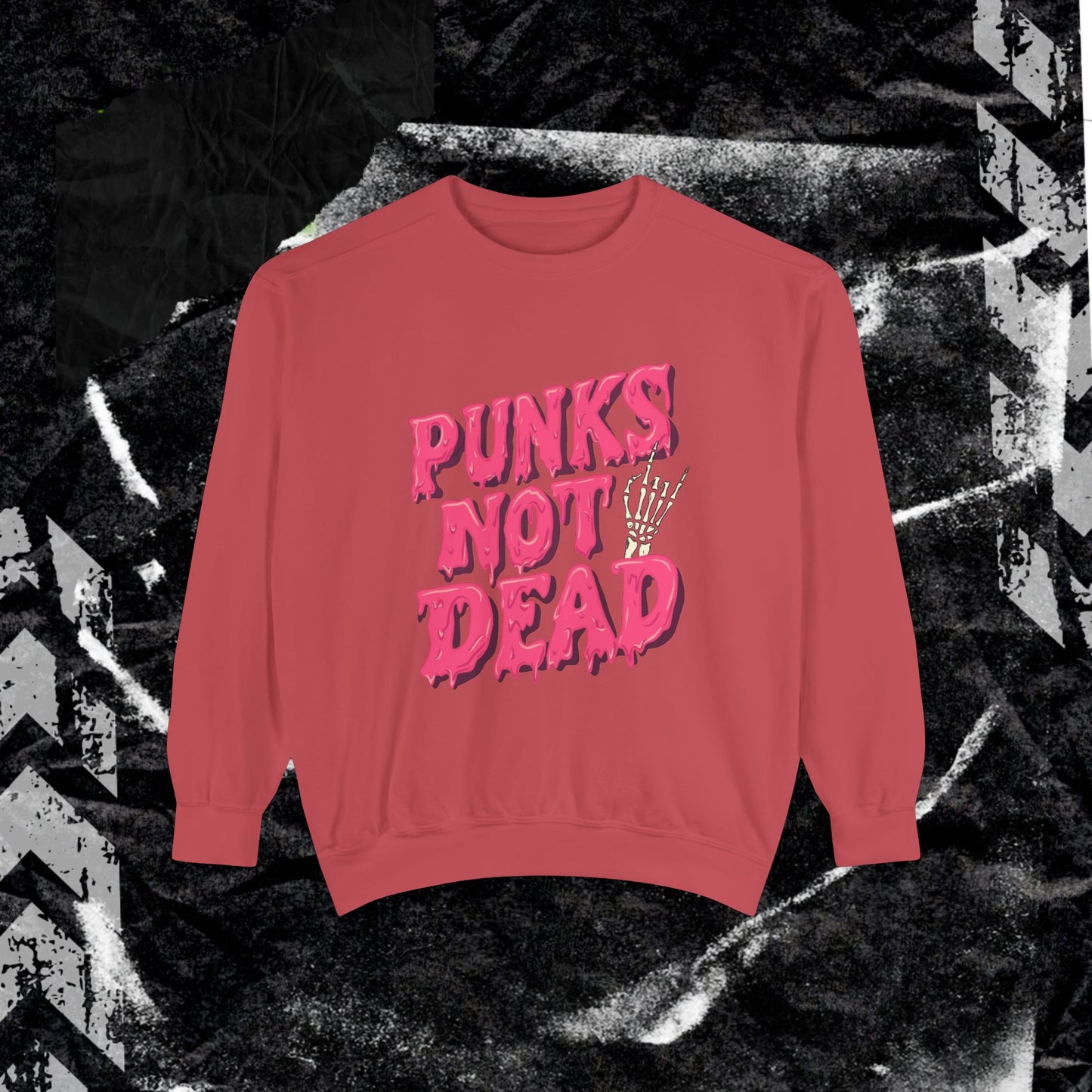 Punks Not Dead - Dyed Sweatshirt