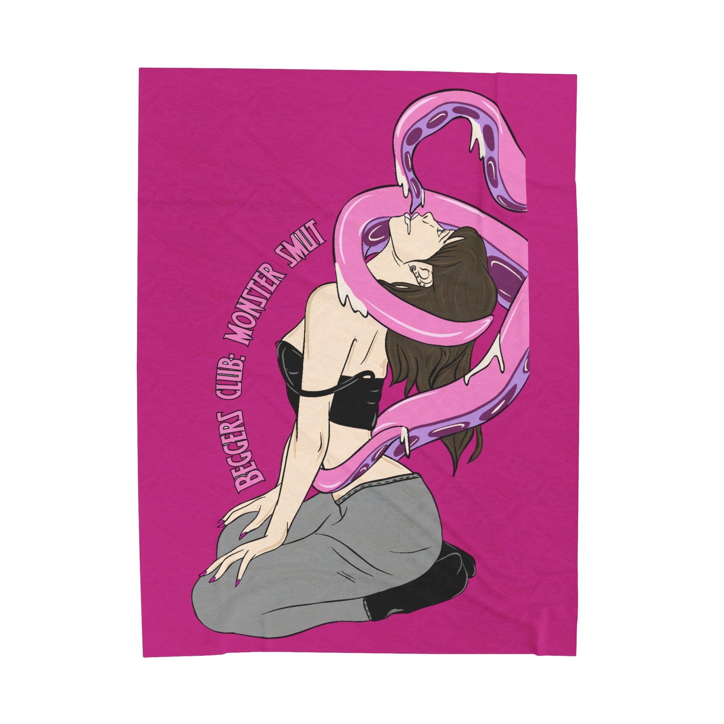 BEGGERS CLUB : MONSTER SMUT - Velveteen Plush Blanket