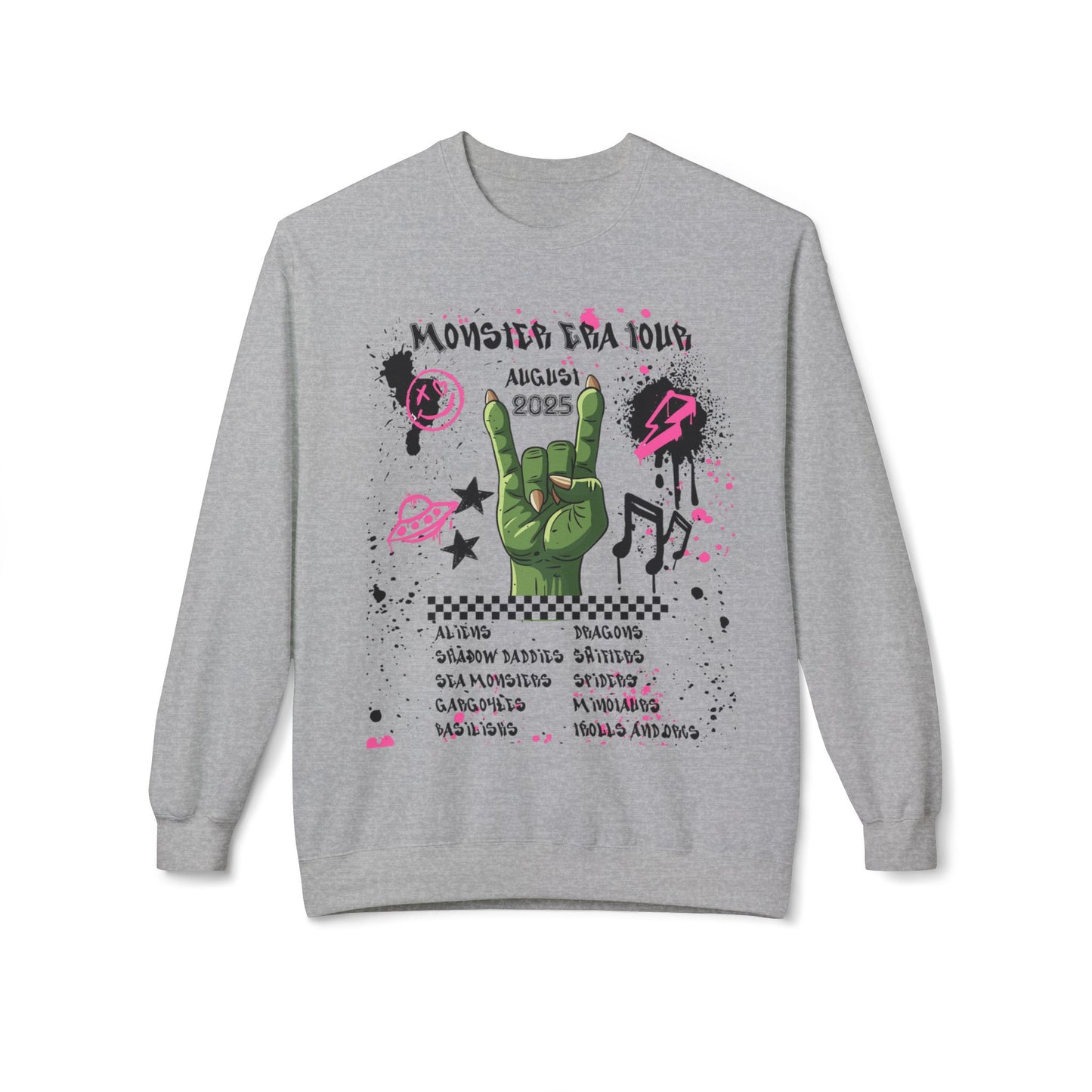 MONSTER ERA TOUR - Unisex Midweight Softstyle Fleece Crewneck Sweatshirt