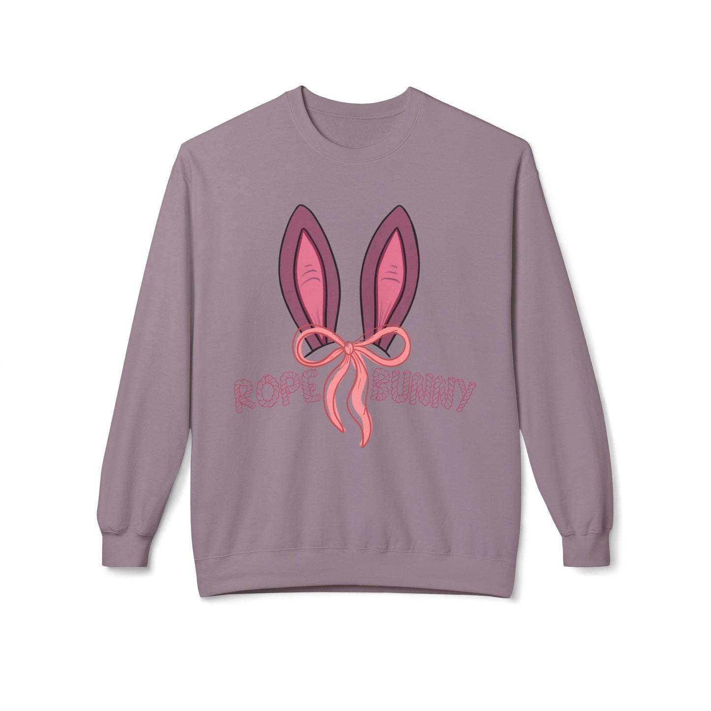 Rope Bunny - Unisex Midweight Softstyle Fleece Crewneck Sweatshirt