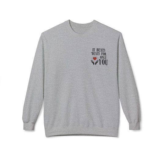 Beats For Only You - Unisex Midweight Softstyle Fleece Crewneck Sweatshirt