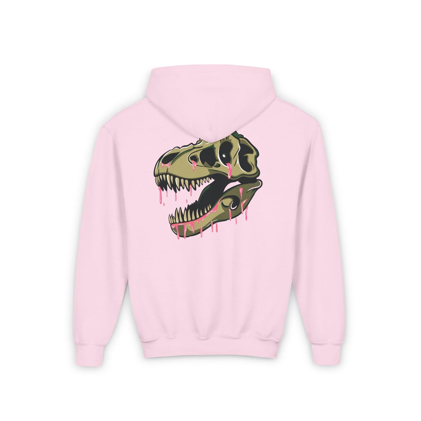 PINK SLIME ROSIE THE REX - Youth Heavy Blend Hooded Sweatshirt