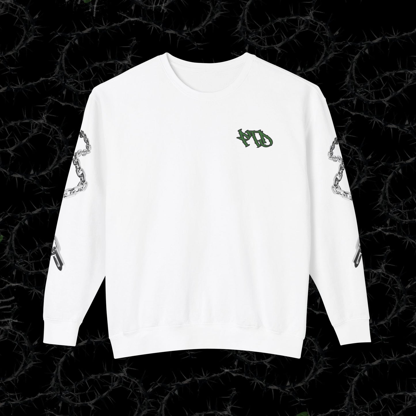 FITHLY F*CKING METAL  (BACK PRINT) - Unisex Lightweight Crewneck Sweatshirt