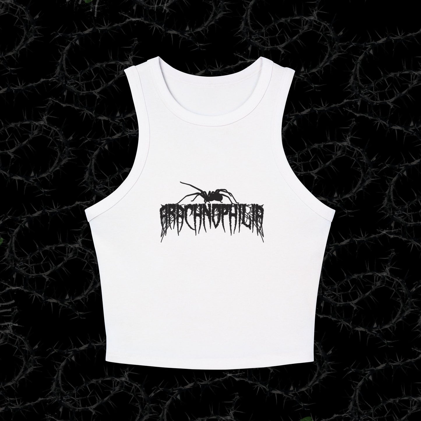 Arachnophilia - Women's Micro Rib Racer Tank Top