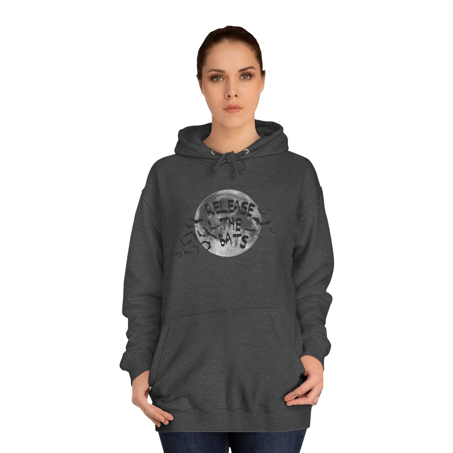 RELEASE THE BATS  - Unisex College Hoodie