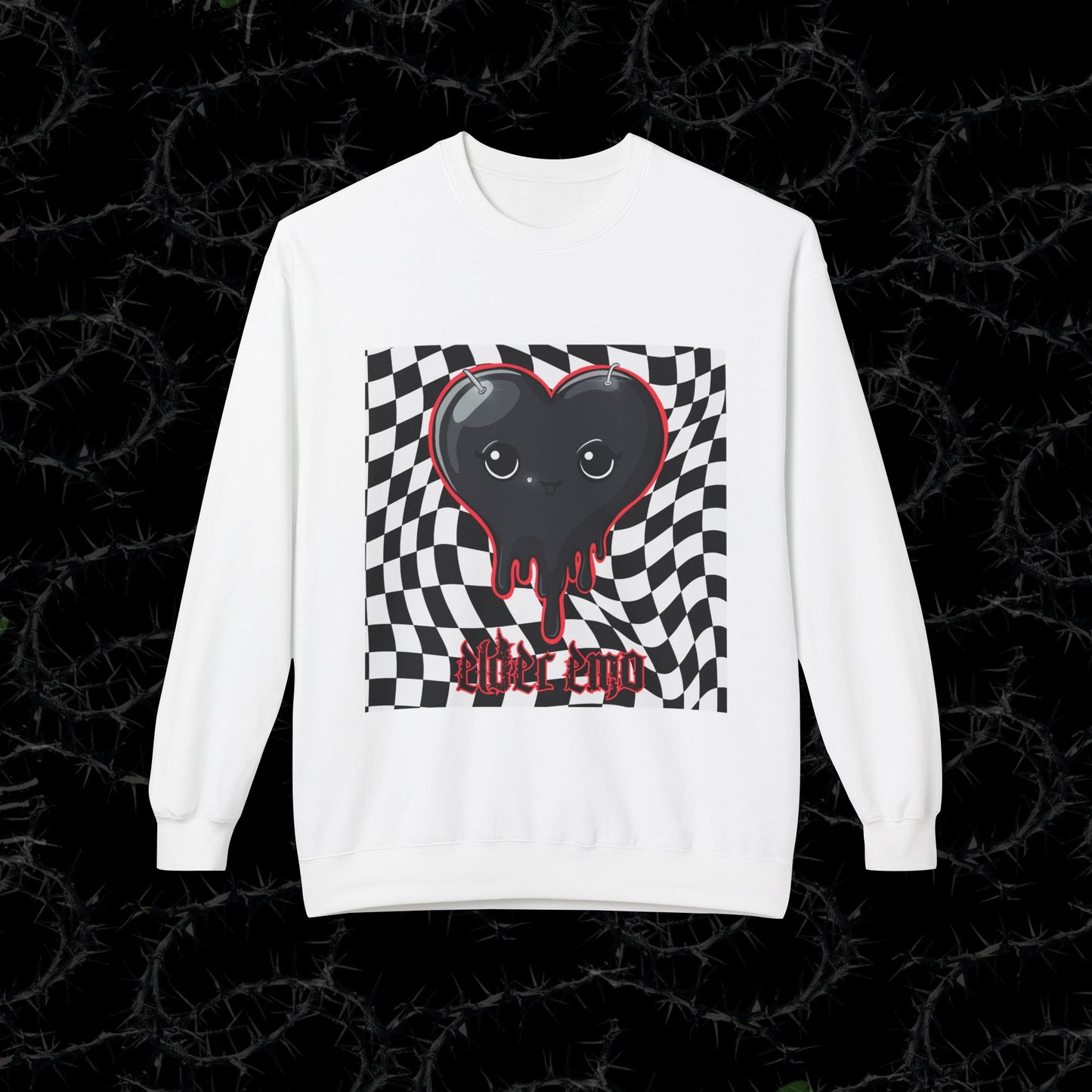 Elder Emo - Unisex Midweight Softstyle Fleece Crewneck Sweatshirt