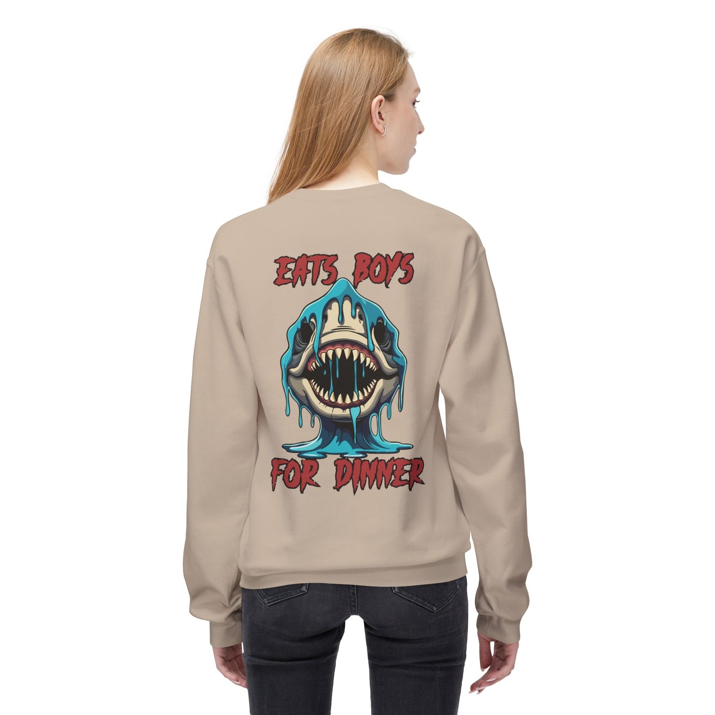 Eats Boys For Dinner - Unisex Midweight Softstyle Fleece Crewneck Sweatshirt