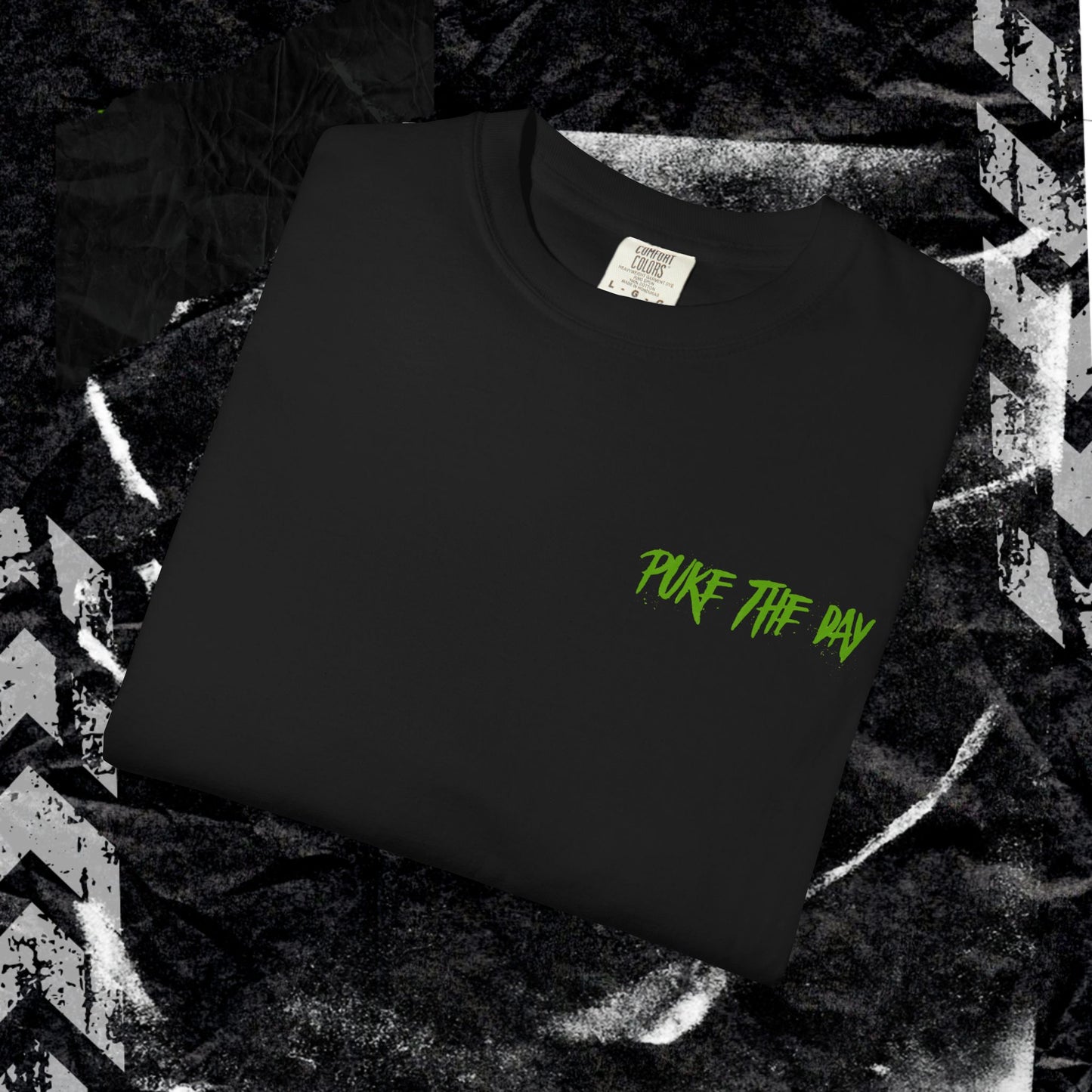MURDER HOUSE (BACK PRINT) - Unisex Garment-Dyed T-shirt.