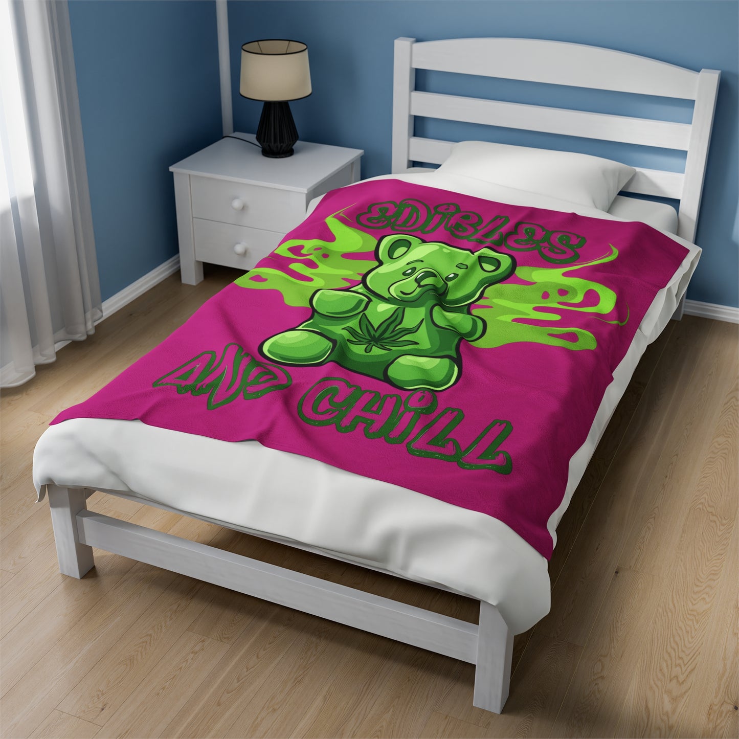 Edibles & Chill - Velveteen Plush Blanket