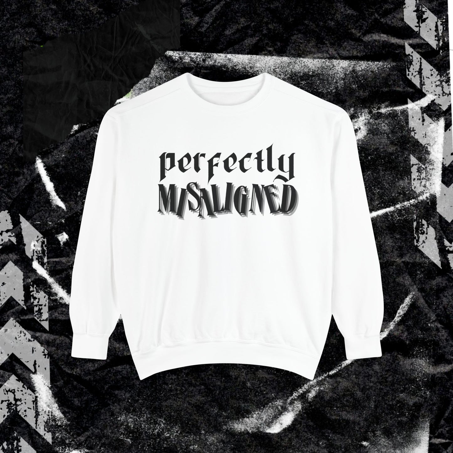 Perfectly Misaligned - Dyed Sweatshirt