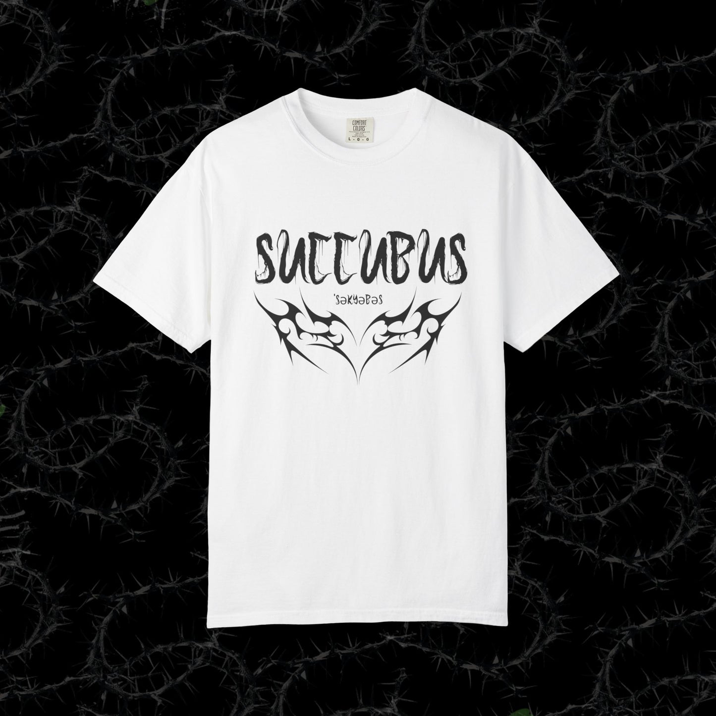 Succubus - Unisex Garment-Dyed T-shirt.