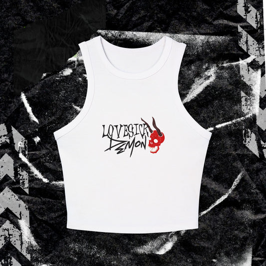 Lovesick Demon - Women's Micro Rib Racer Tank Top