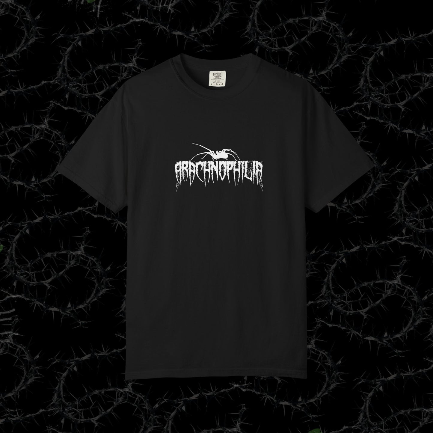 Arachnophilia - Unisex Garment-Dyed T-shirt.