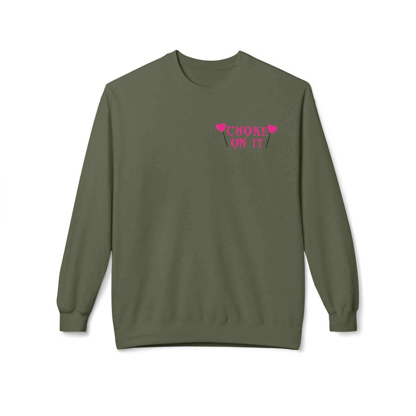 Choke On It - Unisex Midweight Softstyle Fleece Crewneck Sweatshirt