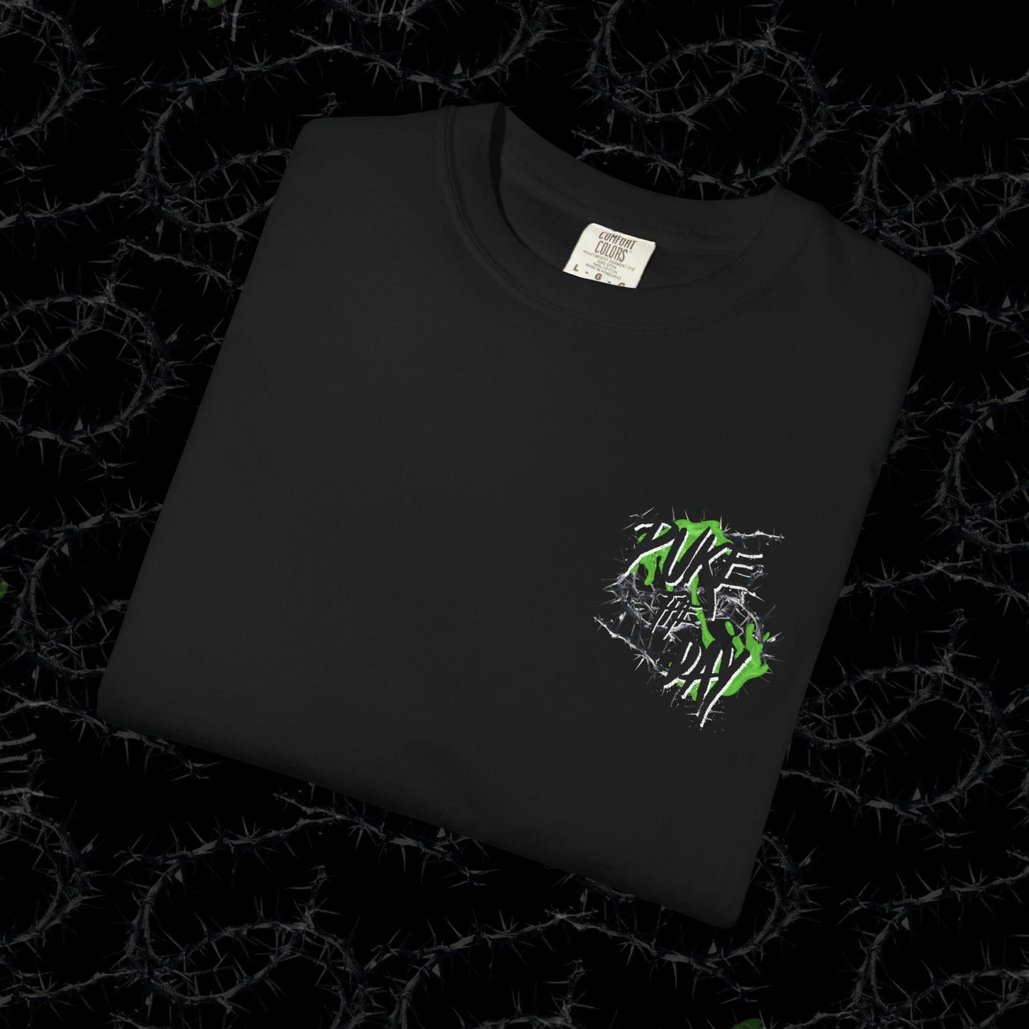 PRETTY MOTHERFUCKER (BACK PRINT) - Unisex Garment-Dyed T-shirt. Ll