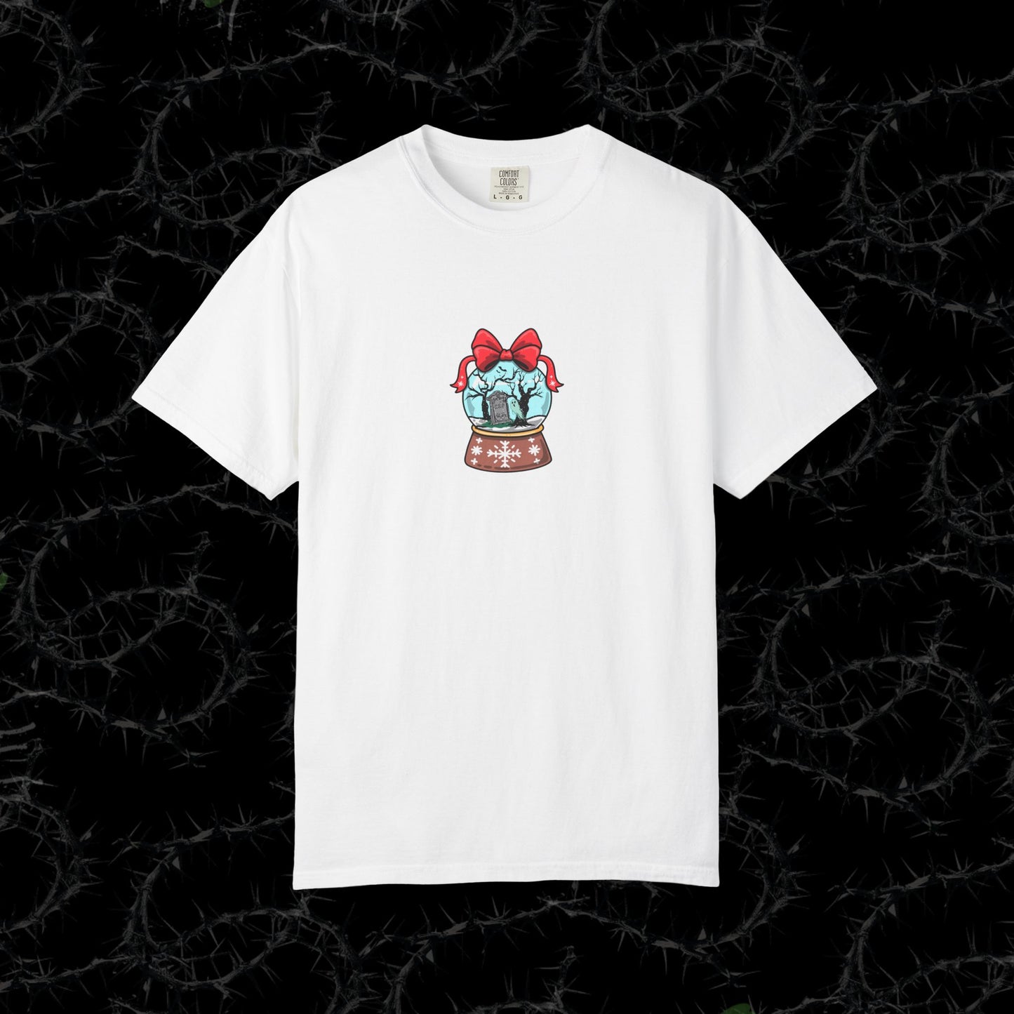 HAUNTED SNOWGLOBE - Unisex Garment-Dyed T-shirt