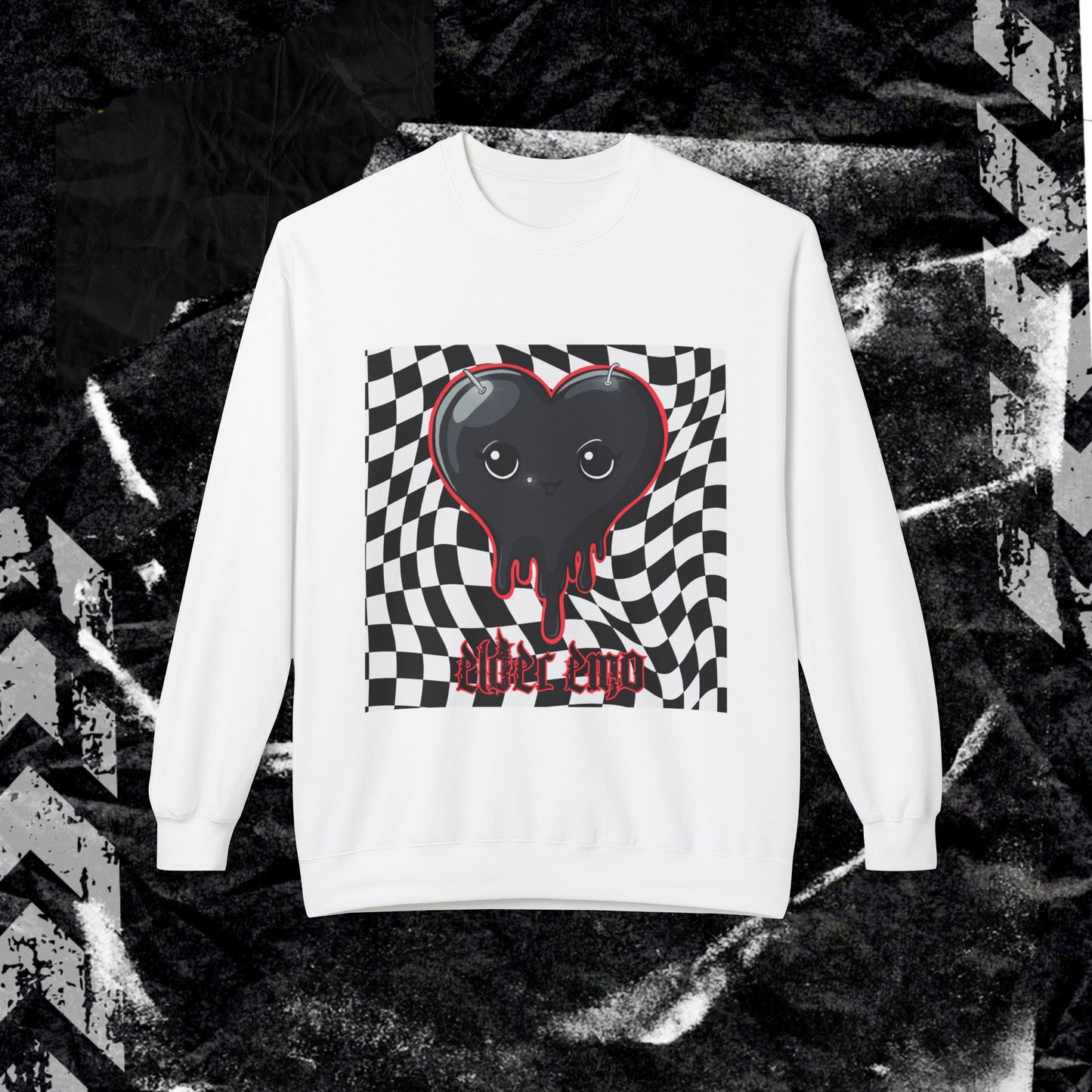 Elder Emo - Unisex Midweight Softstyle Fleece Crewneck Sweatshirt