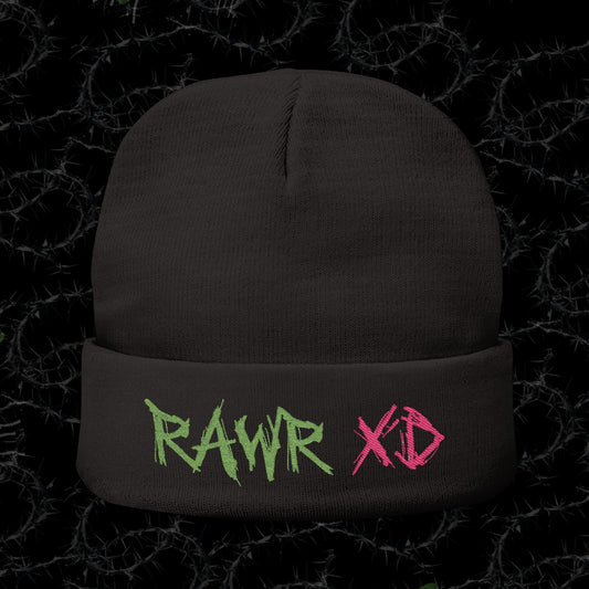 RAWR XD - Knit Beanie (Embroidery)