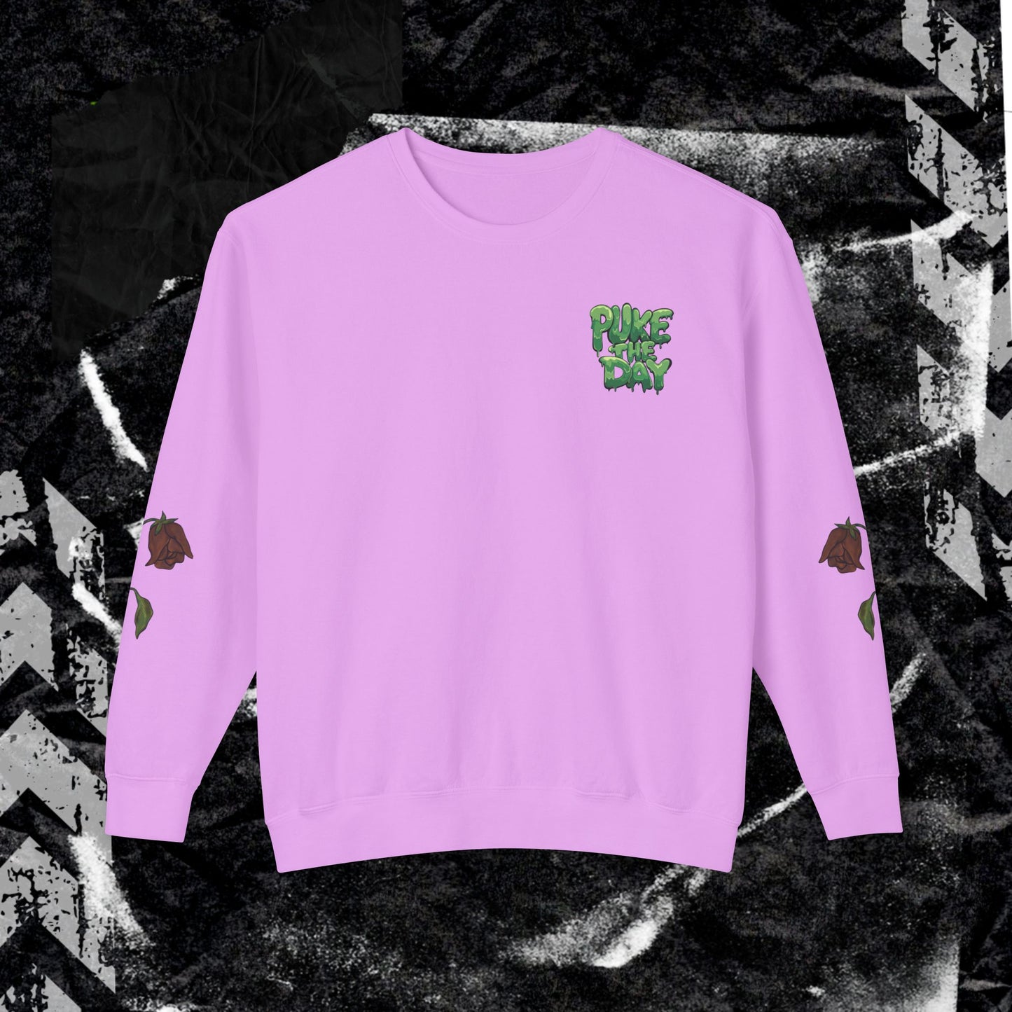 SUNSHINE IS FOR PLANTS (BACK PRINT) - Unisex Lightweight Crewneck Sweatshirt
