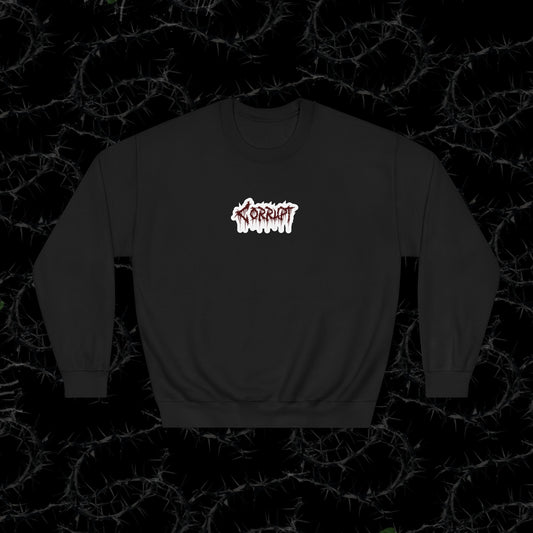 CORRUPT- Unisex DryBlend® Crewneck Sweatshirt