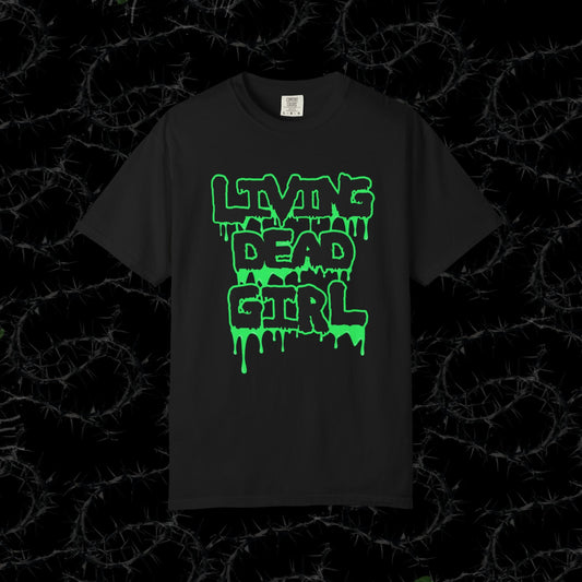 Living Dead Girl - Unisex Garment-Dyed T-shirt.