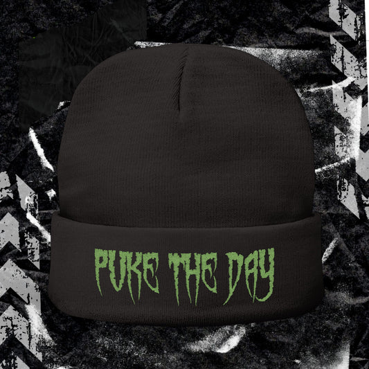 PUKE THE DAY - Knit Beanie (Embroidery)