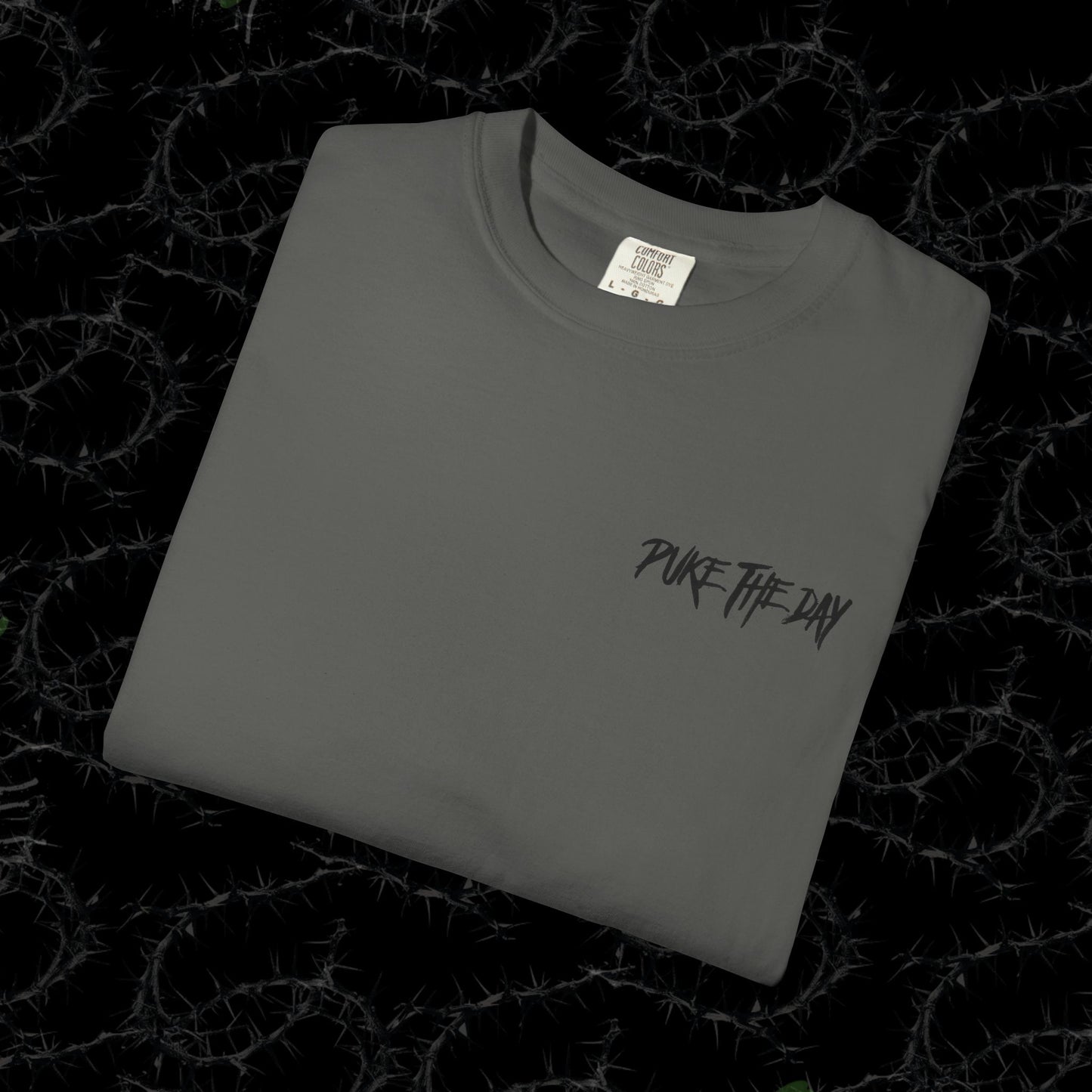 CHEAT DEATH (BACK PRINT) - Unisex Garment-Dyed T-shirt.