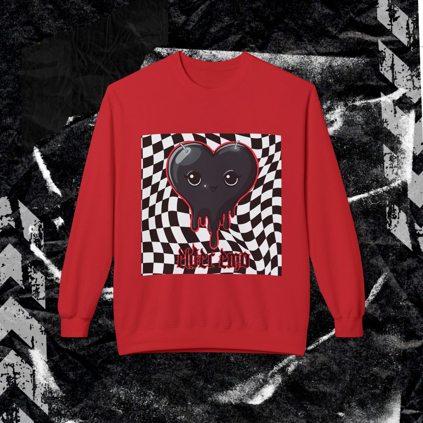 Elder Emo - Unisex Midweight Softstyle Fleece Crewneck Sweatshirt