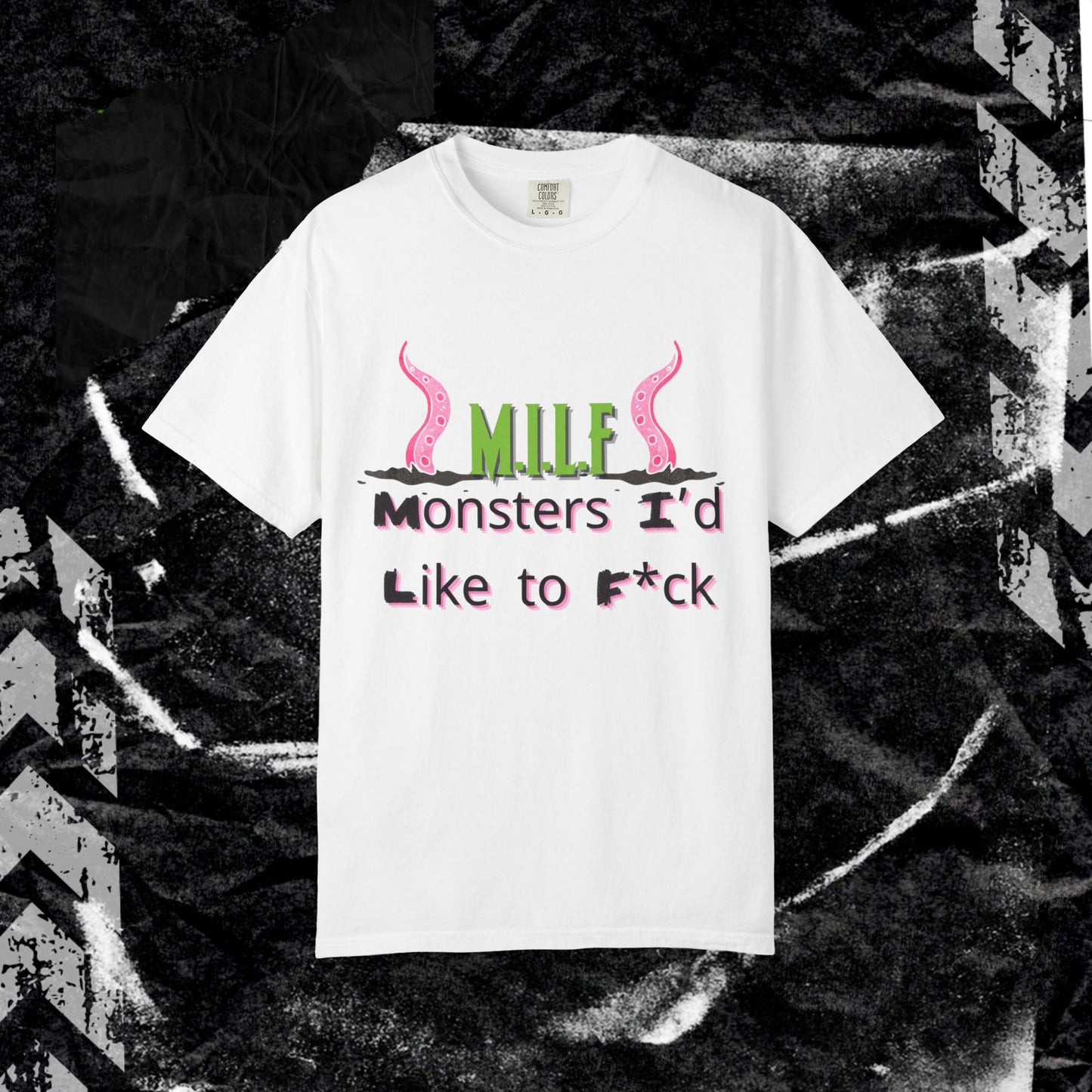M.I.L.F. - Unisex Garment-Dyed T-shirt.