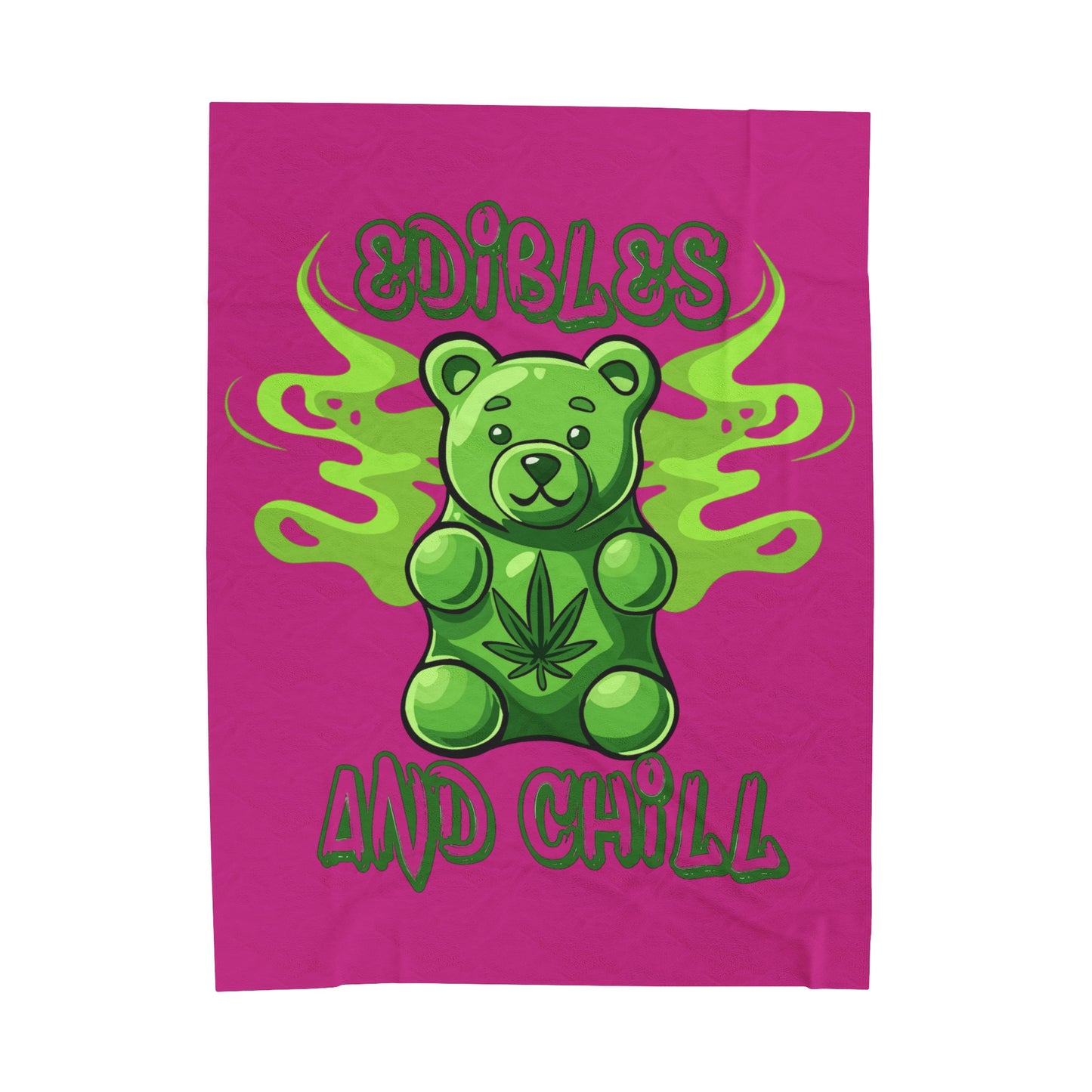 Edibles & Chill - Velveteen Plush Blanket