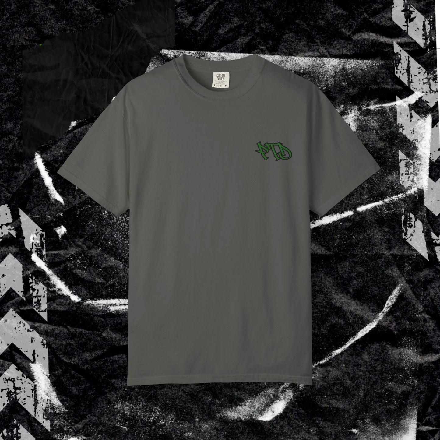 Stay Weird. (BACK PRINT) - Unisex Garment-Dyed T-shirt.