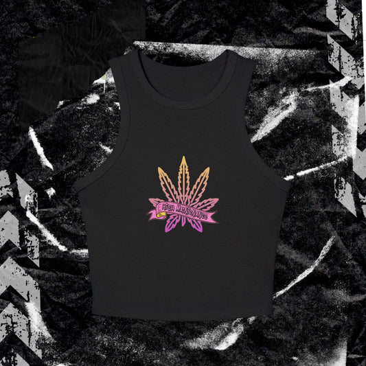 High Maintenance - Women's Micro Rib Racer Tank Top