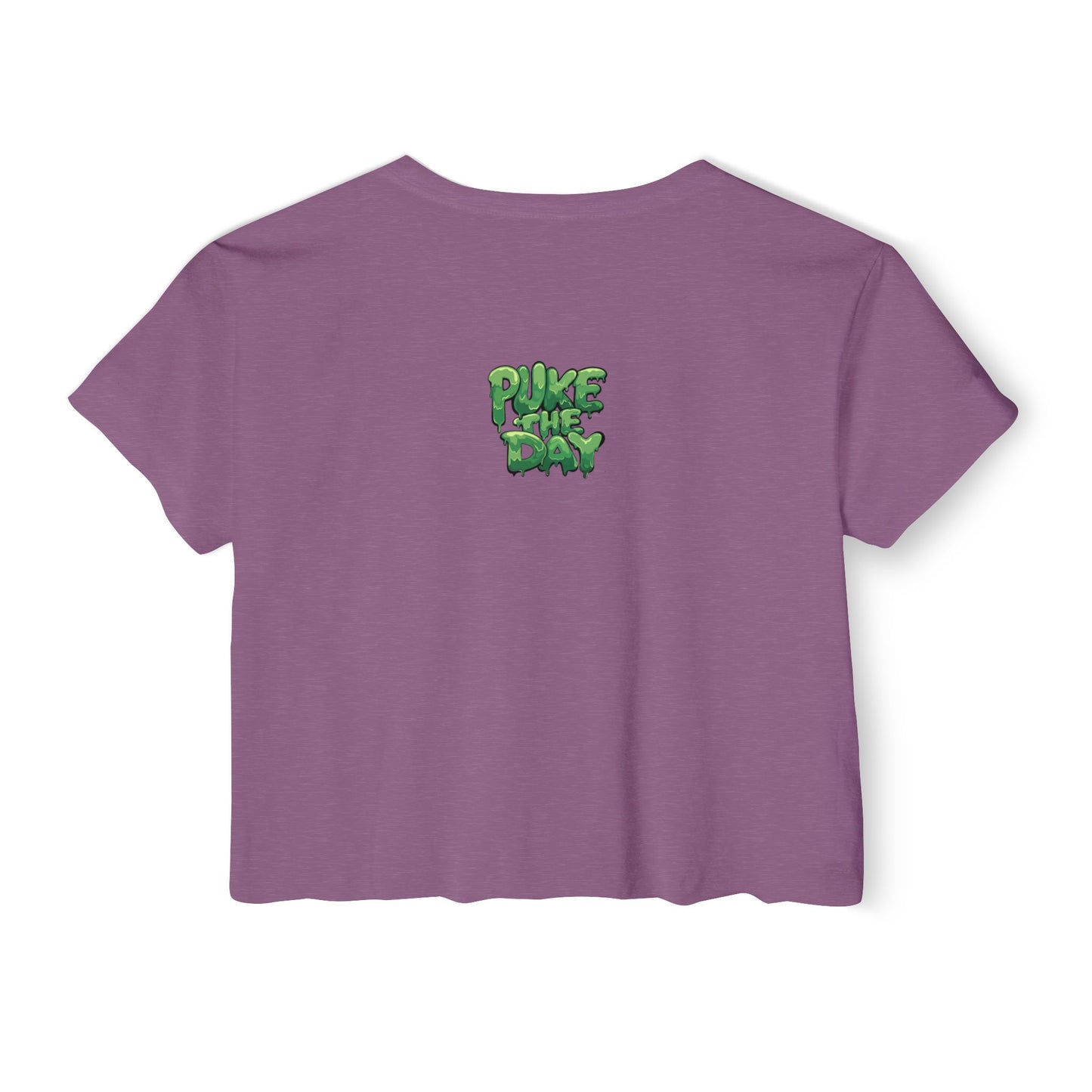 Purple People Eater Batty - Festival Crop Top