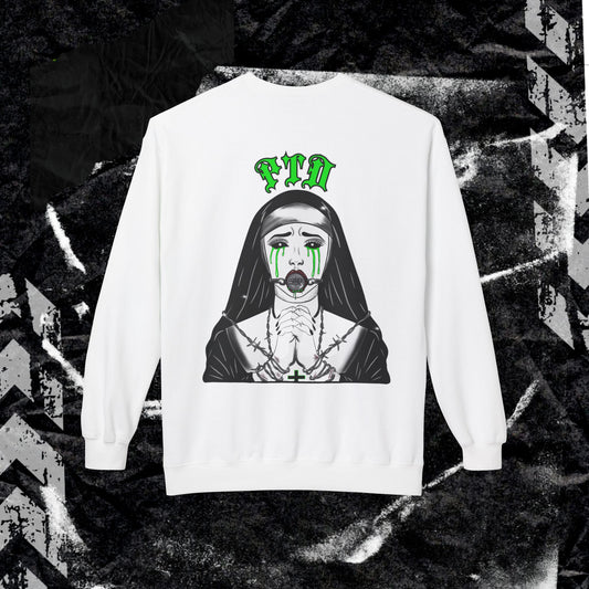 BARBED WIRE SINNER - Unisex Midweight Softstyle Fleece Crewneck Sweatshirt