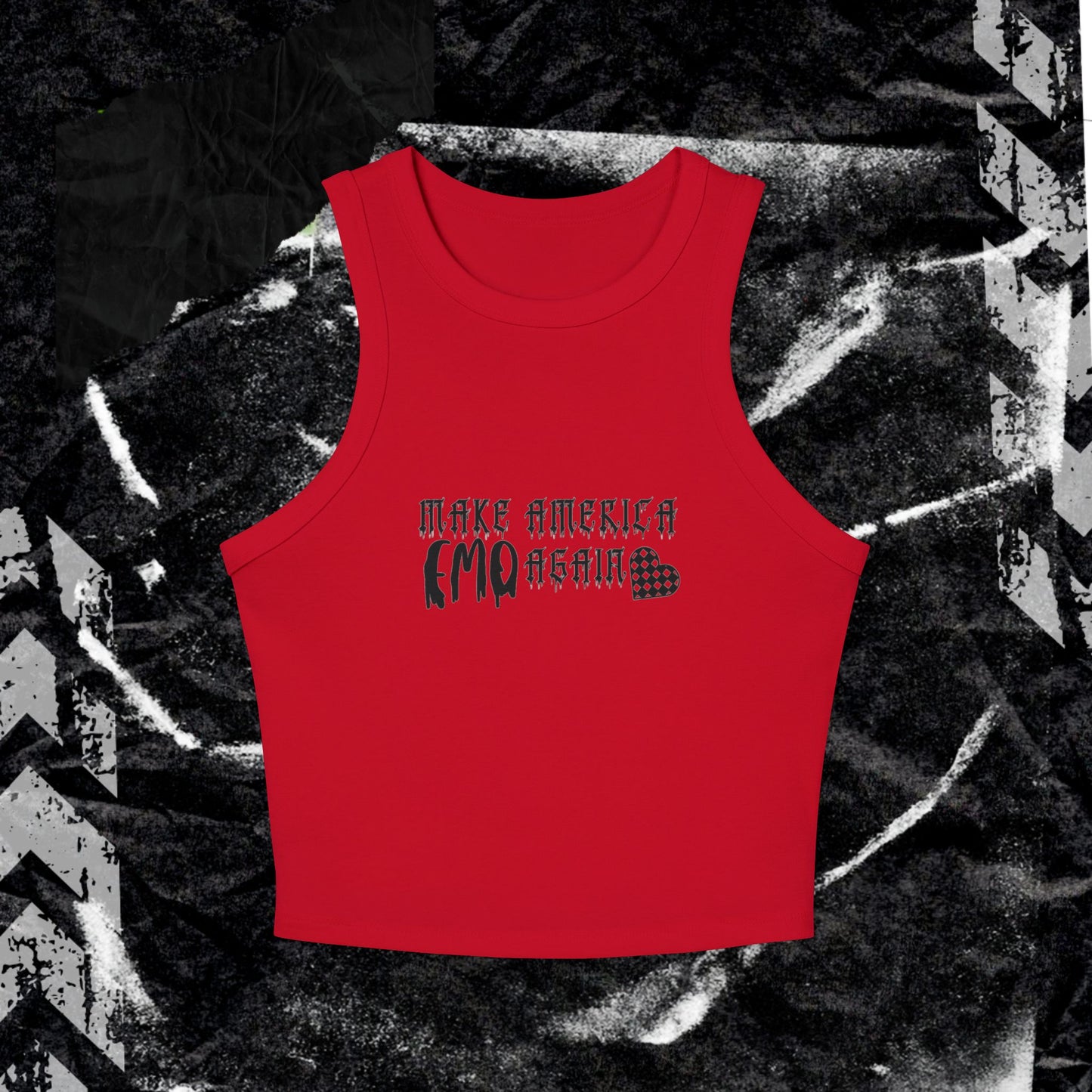 Make American Emo Again - Women's Micro Rib Racer Tank Top