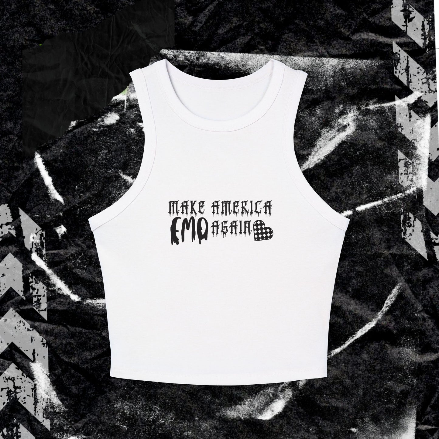 Make American Emo Again - Women's Micro Rib Racer Tank Top